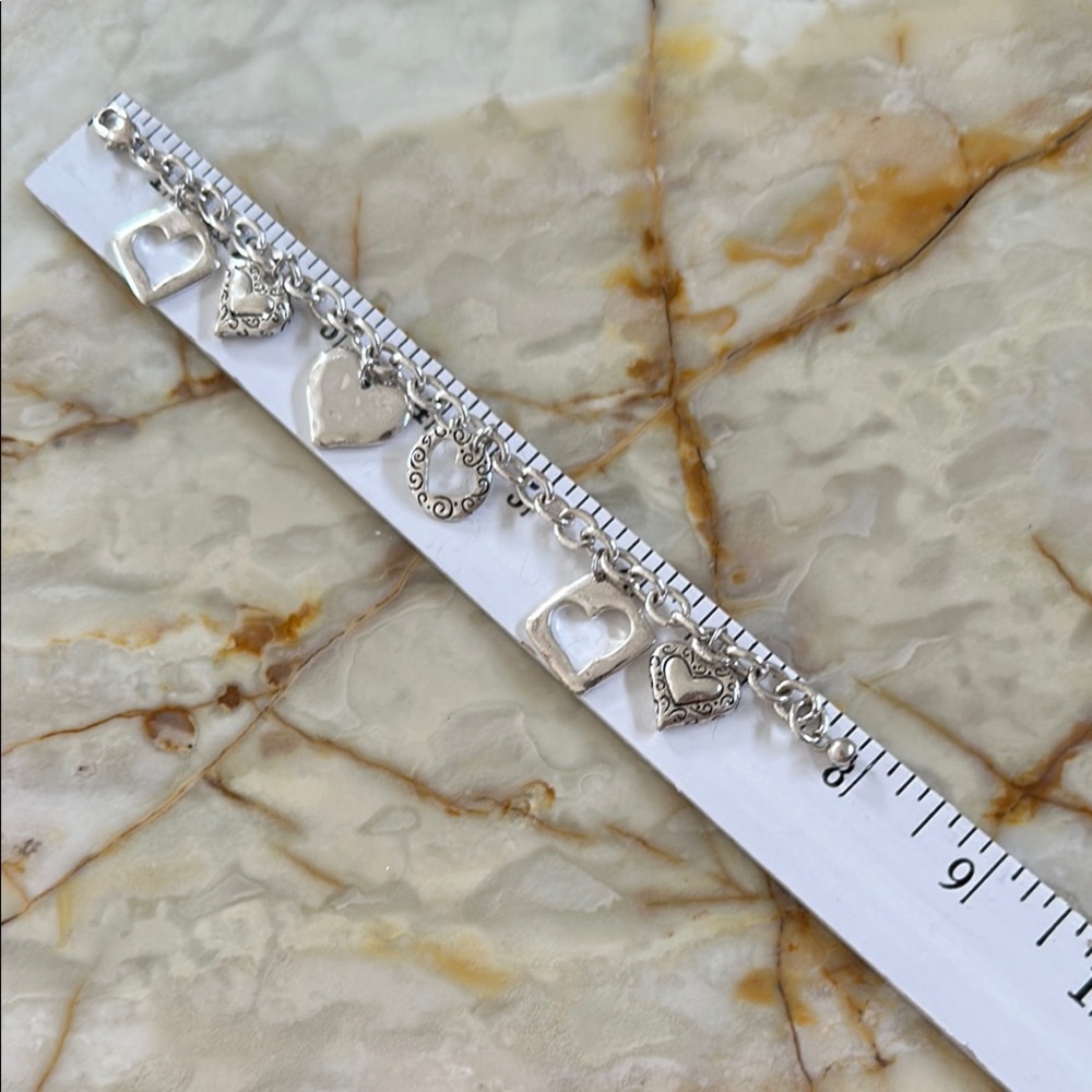 Brighton Silver Heart Charm Bracelet - Picture 11 of 11